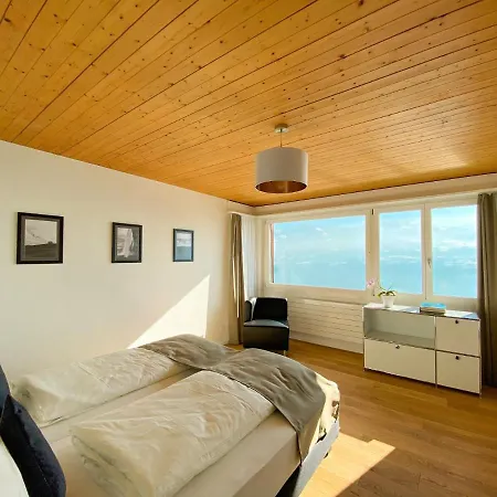 Panorama Boutique Apartment With Air Condition, Spa Entry In Solbadhotel Sigriswil Exterior photo