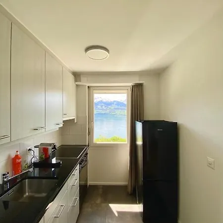 Panorama Boutique Apartment With Air Condition, Spa Entry In Solbadhotel Sigriswil Exterior photo